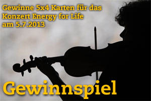 Gewinnspiel Energy for Life