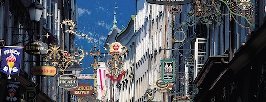 Getreidegasse Salzburg (c) Tourismus Salzburg