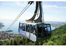 Mit der Pfänderbahn auf den Pfänder in Bregenz