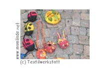 Filzen in der Textilwerkstatt in Krumbach