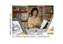 Besuch bei der malenden Bäuerin Leopoldine Prock, Schönbach