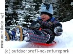 Erlebnis Rodeln  in Fulpmes im Stubaital