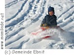 Rodeln in Ebnit