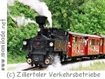 Jenbach: Dampfzug der Zillertalbahn