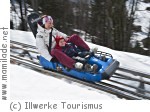 Alpine Coaster Golm in Vandans - Winterbild