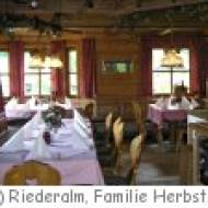 Leogang Gasthaus Riederalm Restaurant Riederalm