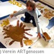 Kinderkunst bei den Artgenossen