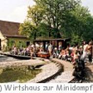 Minidampfbahn beim Wirtshaus zur Minidampfbahn Minidampfbahn beim Wirtshaus zur Minidampfbahn