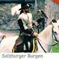 Jagdgesellschaft zu Pferd Burg Hohenwerfen