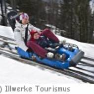 Alpine Coaster Golm in Vandans - Winterbild Alpine Coaster Golm in Vandans