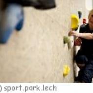 Klettern, bouldern, Tischtennis und mehr im sport.park.lech Klettern, bouldern, Tischtennis und mehr im sport.park.lech