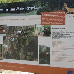 Themenweg "Wildwechsel"  in Mühlgraben im Naturpark Raab 