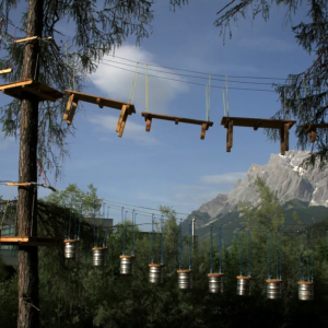 kletterwald biberwier tirol zugspitz arena ausflugstipp mamilade, klettern familie tirol