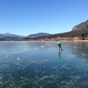 Eislaufen Pressegger See