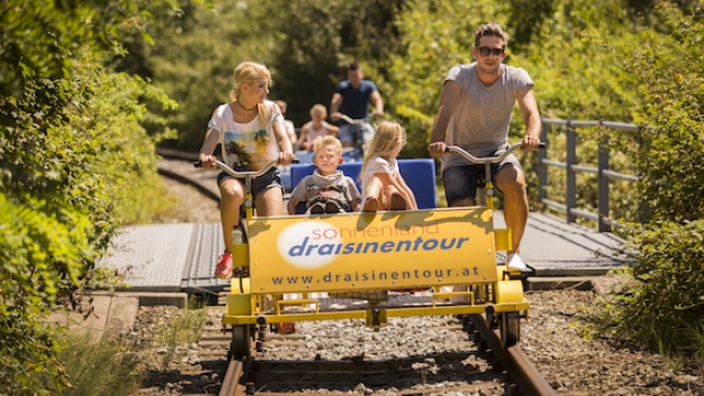 sonnenland draisinentour burgenland ausflugstipp mamilade