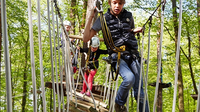 Kletterpark Rosenburg ausflugstipp mamilade