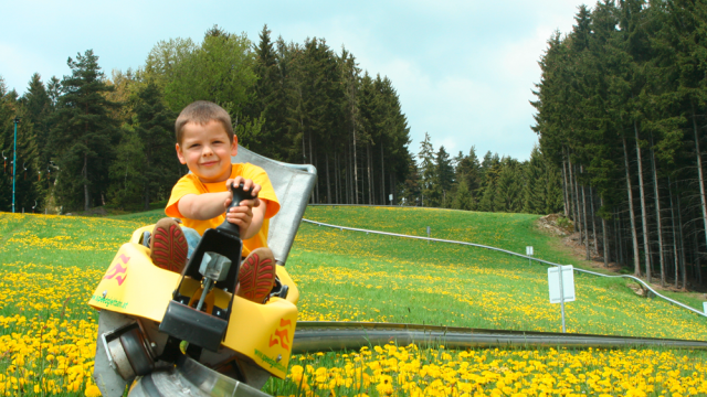 Speed-Gleit-Bahn auf der Stoaninger Alm